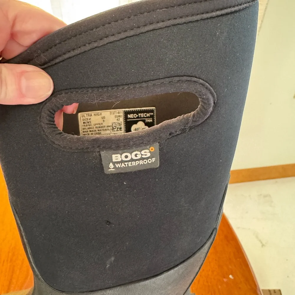 Black Bogs ultra high Waterproof Boots Neo Tech size US 9 - Picture 4 of 7